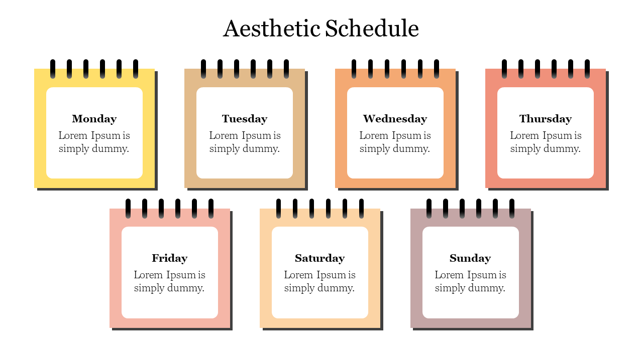 Aesthetic Schedule